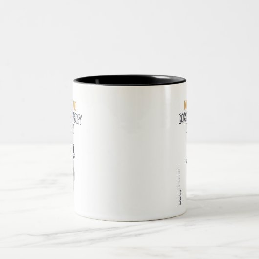 Moon Landing Conspiracy Theory Tweekleurige Koffiemok (Center)