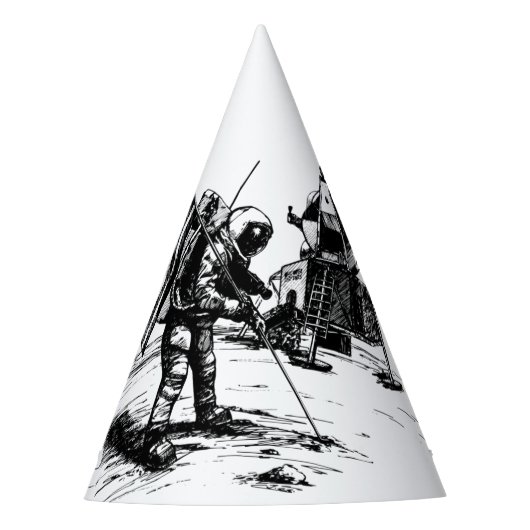 Moon Landing Feesthoedjes (Voorkant)