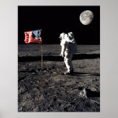 Moon Landing Irony Poster (Voorkant)