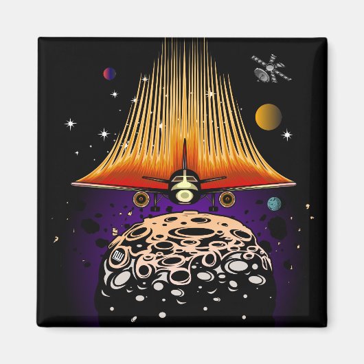 Moon Landing Magneet (Voorkant)