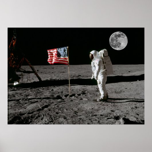 Moon Landing or is it? Poster (Voorkant)