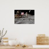 Moon Landing or is it? Poster (Keuken)