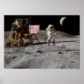 Moon Landing or is it? Poster (Voorkant)