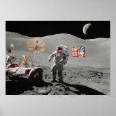 Moon Landing or is it? Poster (Voorkant)