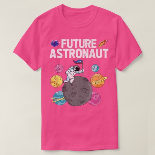 Moon Landing Planets Buitenspace Science Future as T-shirt (Design voorkant)