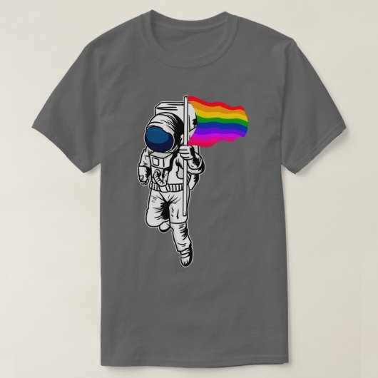 Moon Landing Pride LGBT T-shirt (Design voorkant)