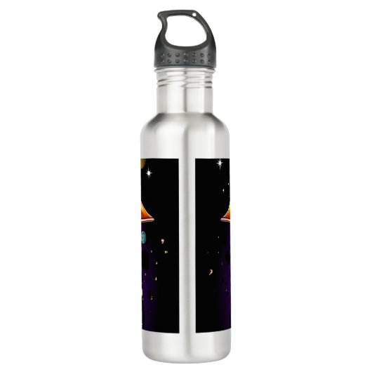 Moon Landing Waterfles (Achterkant)