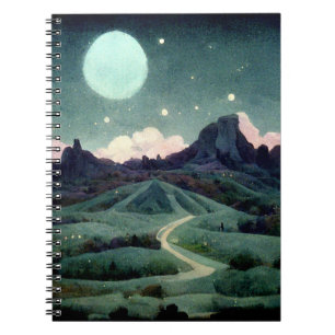 Moon Landscape Fantasy Notitieboek