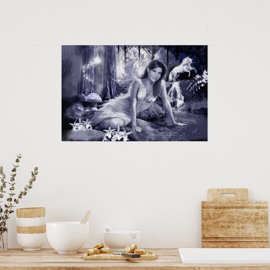 Moon Light Fairy Poster (Keuken)
