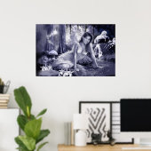 Moon Light Fairy Poster (Thuiskantoor)