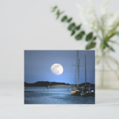Moon Light Harbour Briefkaart (Staand voorkant)
