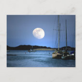 Moon Light Harbour Briefkaart (Voorkant)