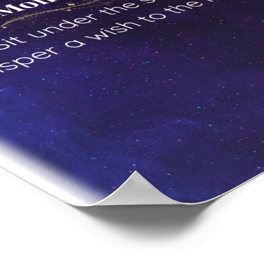 Moon Light Moment – Mystieke 8x10 Poster Print (Hoek)