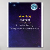 Moon Light Moment – Mystieke 8x10 Poster Print (Voorkant)