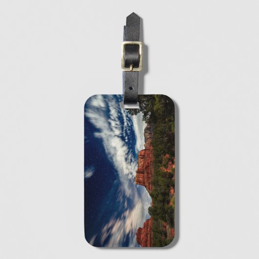 Moon Light over Sedona, Arizona Bagagelabel (Voorkant (verticaal))