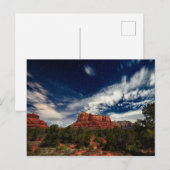 Moon Light over Sedona, Arizona Briefkaart (Voorkant / Achterkant)