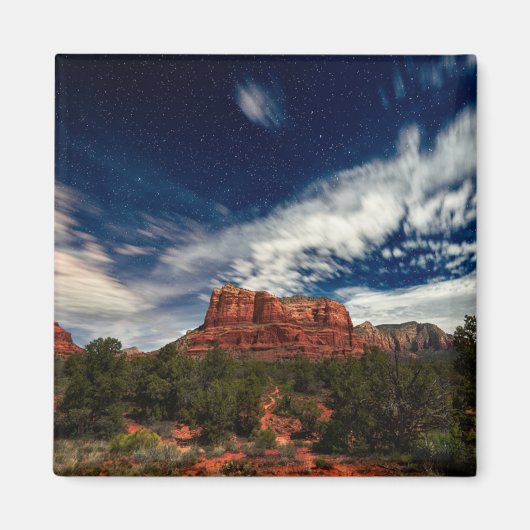 Moon Light over Sedona, Arizona Magneet (Voorkant)