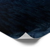 Moon Lit Mountain Night Poster (Hoek)