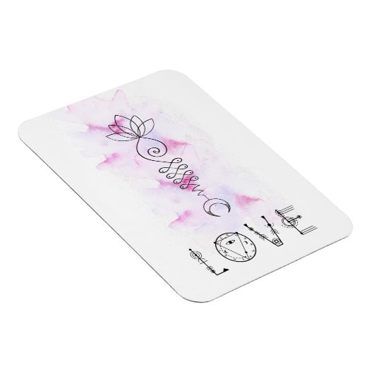 *~* Moon Lotus Path naar Nirvana Magneet (Rechterzijde)