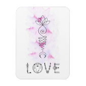 *~* Moon Lotus Path naar Nirvana Magneet (Verticaal)