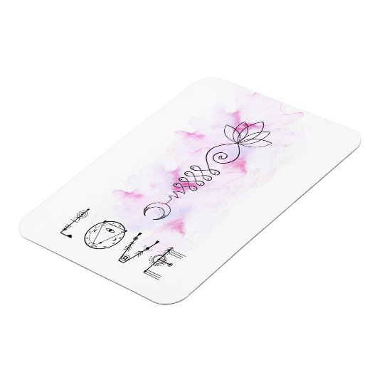 *~* Moon Lotus Path naar Nirvana Magneet (Linkerzijde)