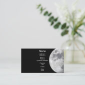MOON Lunar Thema Visitekaartje (Staand voorkant)
