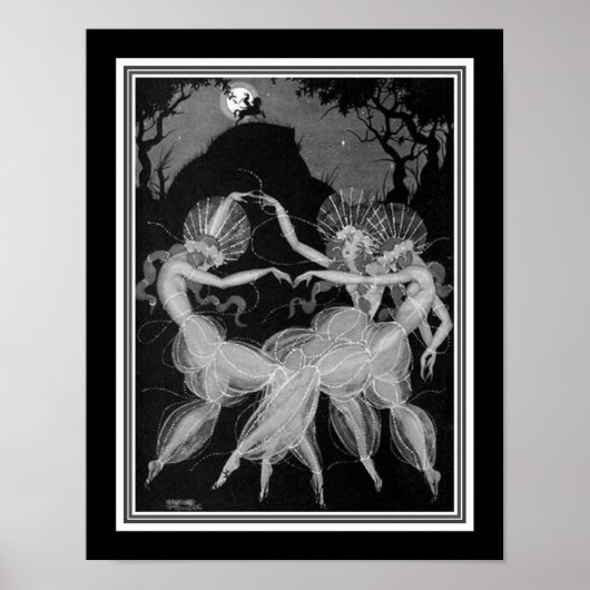 "Moon Madness" Art Deco Print ca. 1922 (Voorkant)