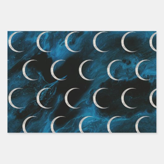 Moon Magic Abstract Wrapping Paper (Voorkant 2)