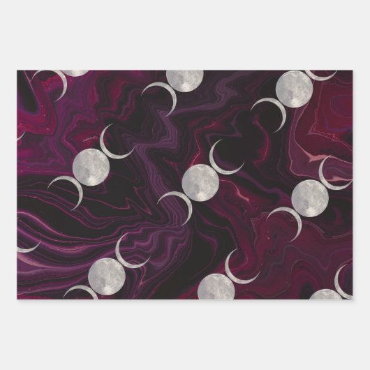 Moon Magic Abstract Wrapping Paper (Voorkant)