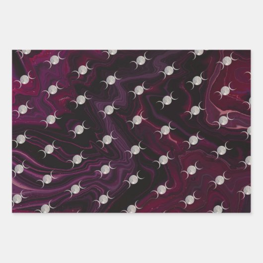 Moon Magic Abstract Wrapping Paper (Voorkant)