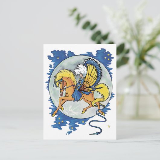 Moon Magic Briefkaart (Staand voorkant)