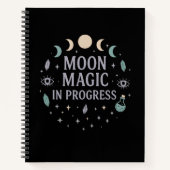 Moon Magic in Progress - Celestial Vibes Notitieboek (Voorkant)