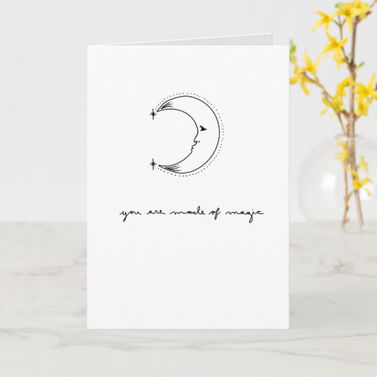 Moon Magic Kaart (Gele Bloem)