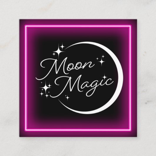 Moon Magic van Brittni Vierkante Visitekaartje (Voorkant)
