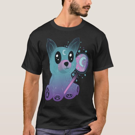 Moon Magical Wolf T-shirt (Voorkant)
