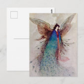 “Moon Maiden” Fairy Art by Warwick Goble Briefkaart (Voorkant / Achterkant)