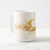 Moon Mama Personalised Celestial Mug 15oz Koffiemok (Voorkant links)