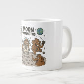 MOON MAMMOTHS grappig Grote Koffiekop (Voorkant rechts)