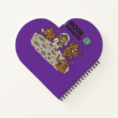 MOON MAMMOTHS grappig Notitieboek (Achterkant)