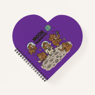 MOON MAMMOTHS grappig Notitieboek