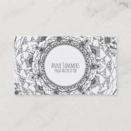 Moon Mandala-kaarten Visitekaartje