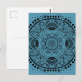 Moon Mandala MoonChild Yoga Briefkaart (Voorkant / Achterkant)