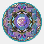 Moon Mandala Sticker (Voorkant)