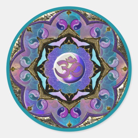 Moon Mandala Sticker (Voorkant)