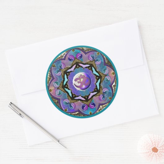 Moon Mandala Sticker (Envelop)