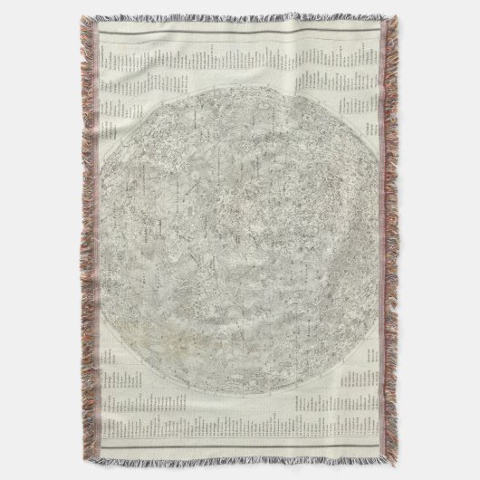 Moon Map Deken (Voorkant Verticaal)