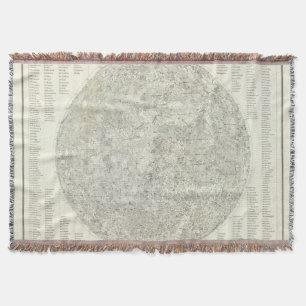 Moon Map Deken