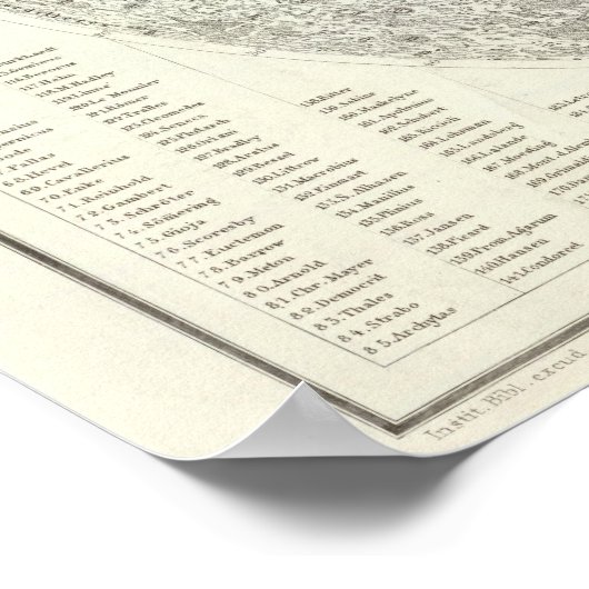 Moon Map Poster (Hoek)