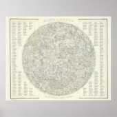 Moon Map Poster (Voorkant)