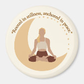 Moon Meditation – Celestial Wellness  Magneet (Voorkant)